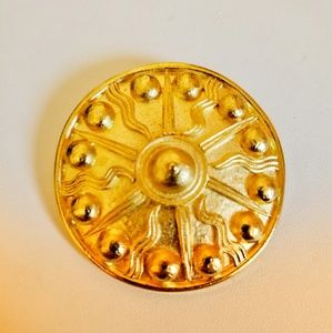 Metropolitan Museum of Art RARE Gold Sun Brooch.